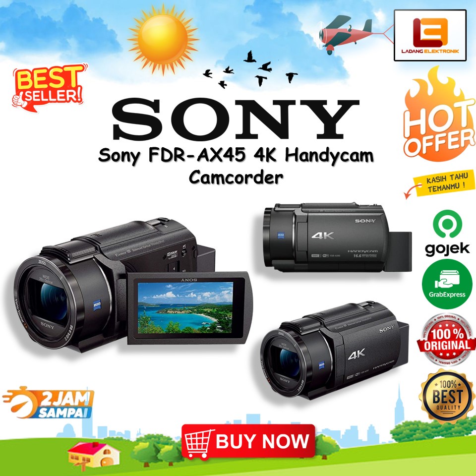 Sony FDR-AX45 4K Handycam Camcorder