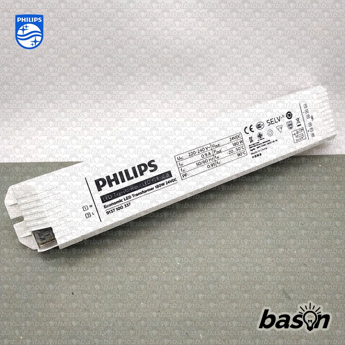 PHILIPS Economic LED Transformer 180W 24VDC - untuk PHILIPS LED Strip