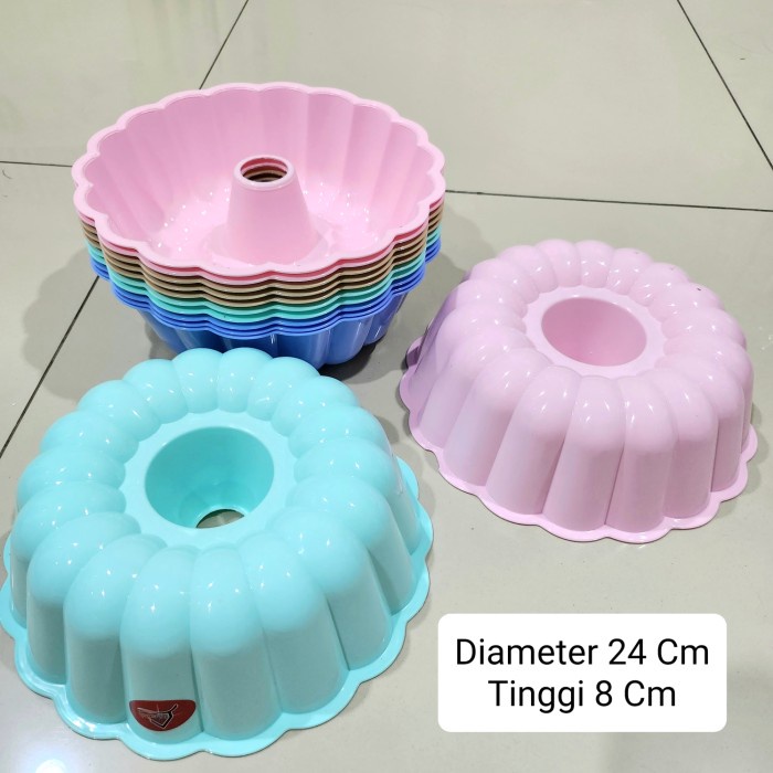 Cetakan Loyang Puding ALEXIS PASTEL 24 CM Pudding Agar Agar Jelly Bolu