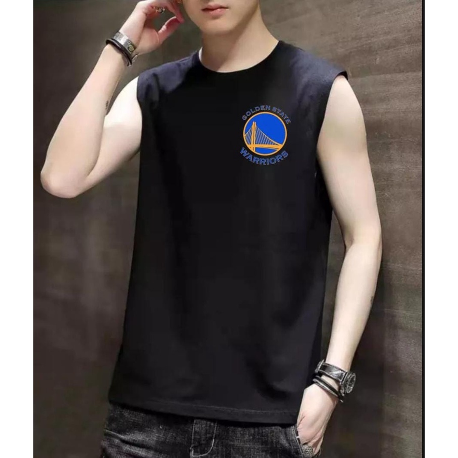 oblong tanpa lengan / singlet warrios/ singlet pria/baju santai/baju tanpa lengan/tanktop pria/ tank
