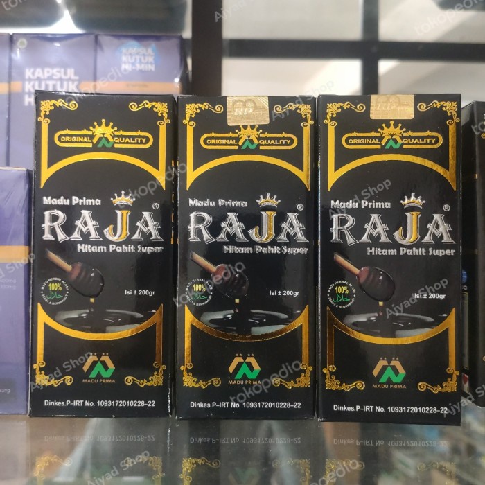 

Madu Prima Raja Hitam Pahit Super 200 Gr