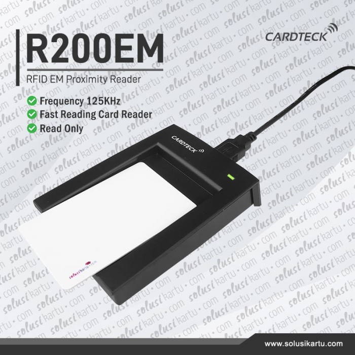 

[[JNT COD]] Cardteck R200EM - RFID EM Proximity Reader