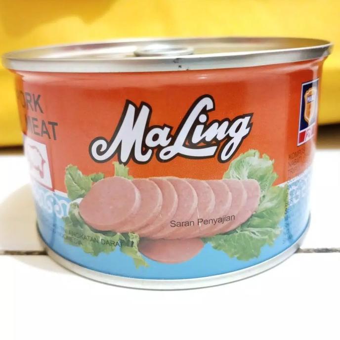 

Ham Maling / Luncheon Meat Pork Kaleng Merek TTS (397 gr) BESAR TERLARIS