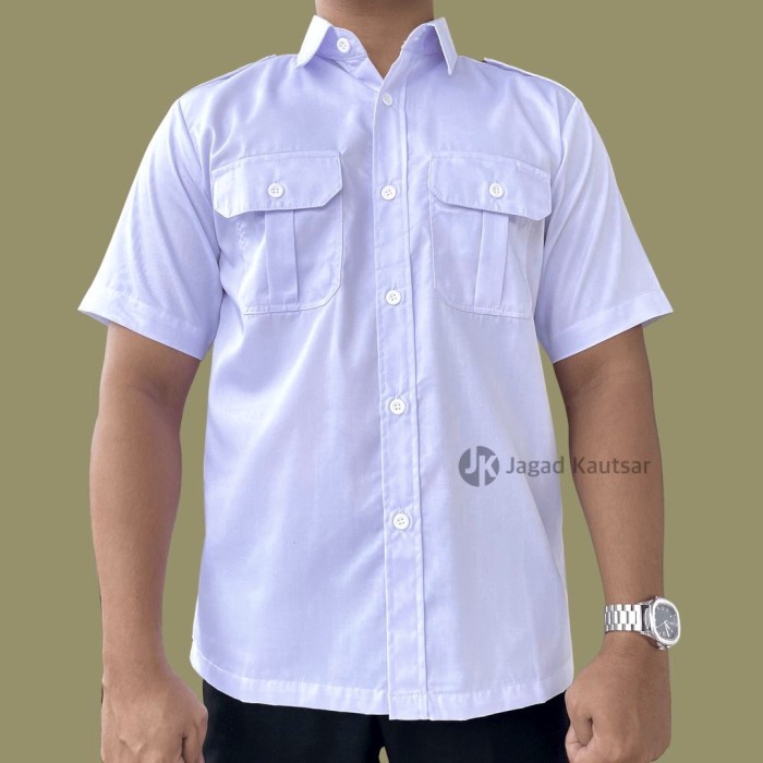 Kemeja Putih PNS Pria / Baju Dinas PDH