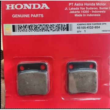 KAMPAS REM DEPAN DISPED DISPAD HONDA GL PRO