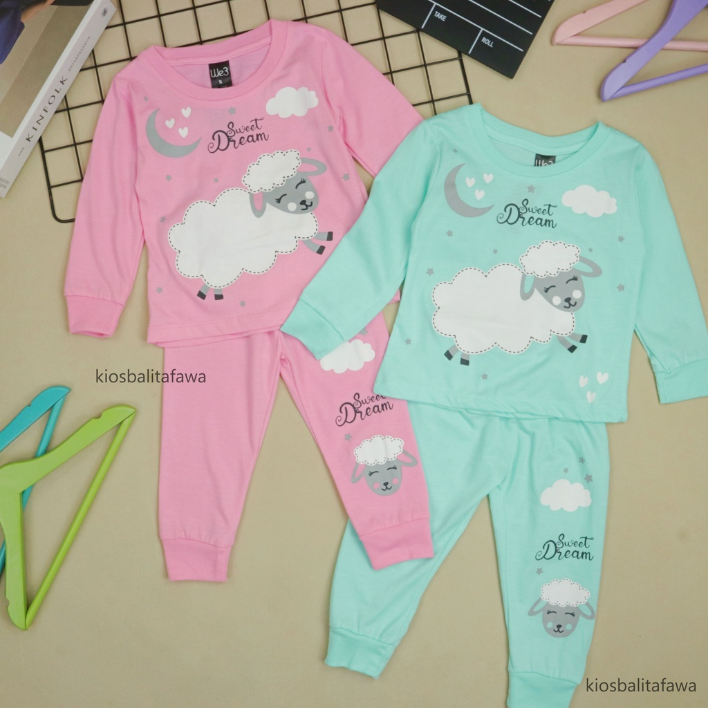 Piyama Za-ra Baby 3-18 Bulan / EXPORT Quality Baju Tidur Karakter Kaos Lengan Celana Panjang Murah