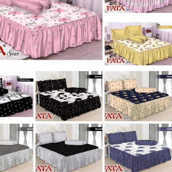 ❁ FATA - Sprei Rumbai / Seprai Rumbai FATA Ukuran King x35 / Queen x35 ☆