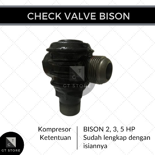 Check Valve 3/4” Kompresor Angin BISON 2 HP 3 HP 5 HP