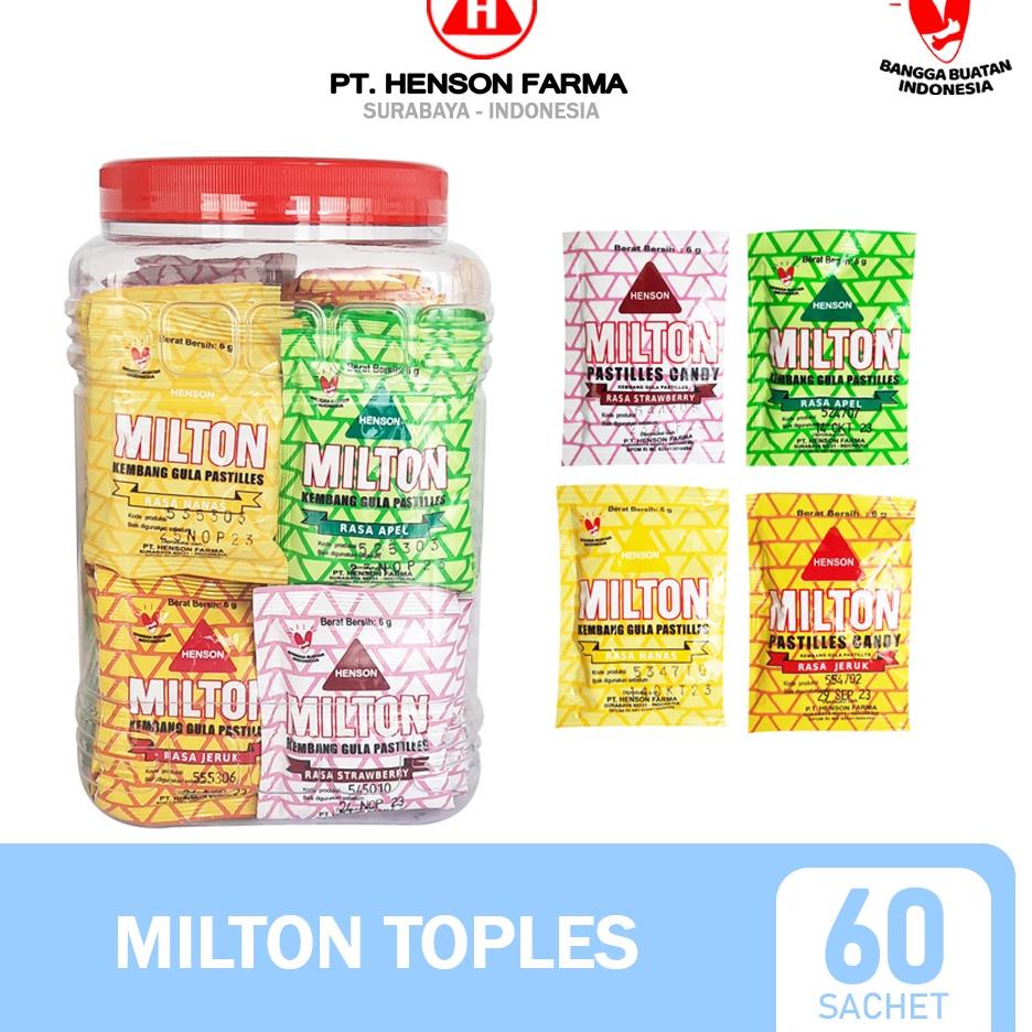 

➤ Milton Pastilles Toples Isi 60 Sachet ◙