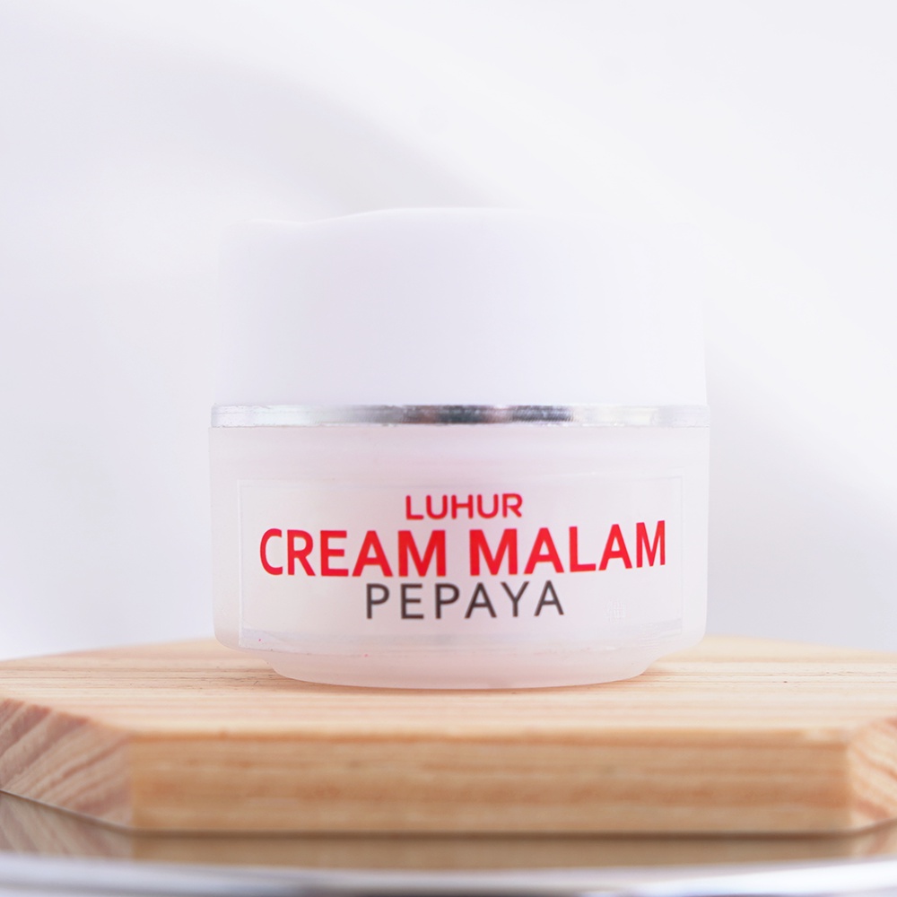 Cream Malam Pepaya luhur #creammalampencerah