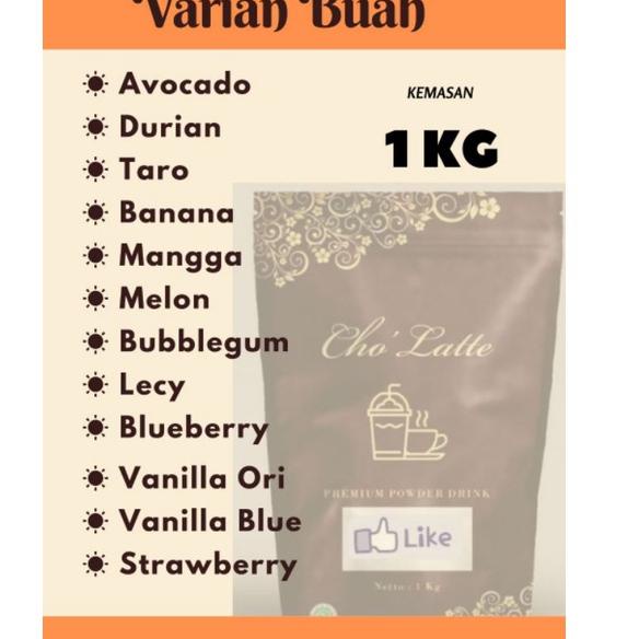 

❤[PROMO MURAH!!!]❤ Bubuk Minuman Cholatte Powder Varian Buah 1KG