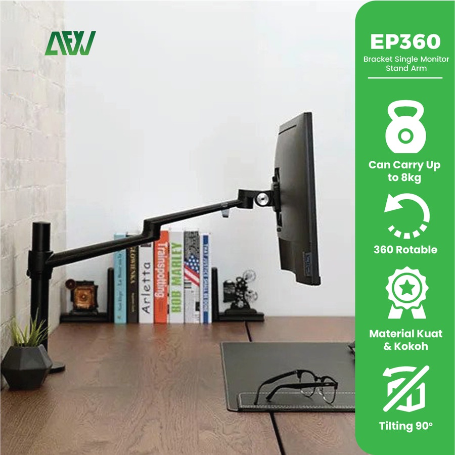 EP360 Bracket Single Monitor Stand Arm Desktop Monitor