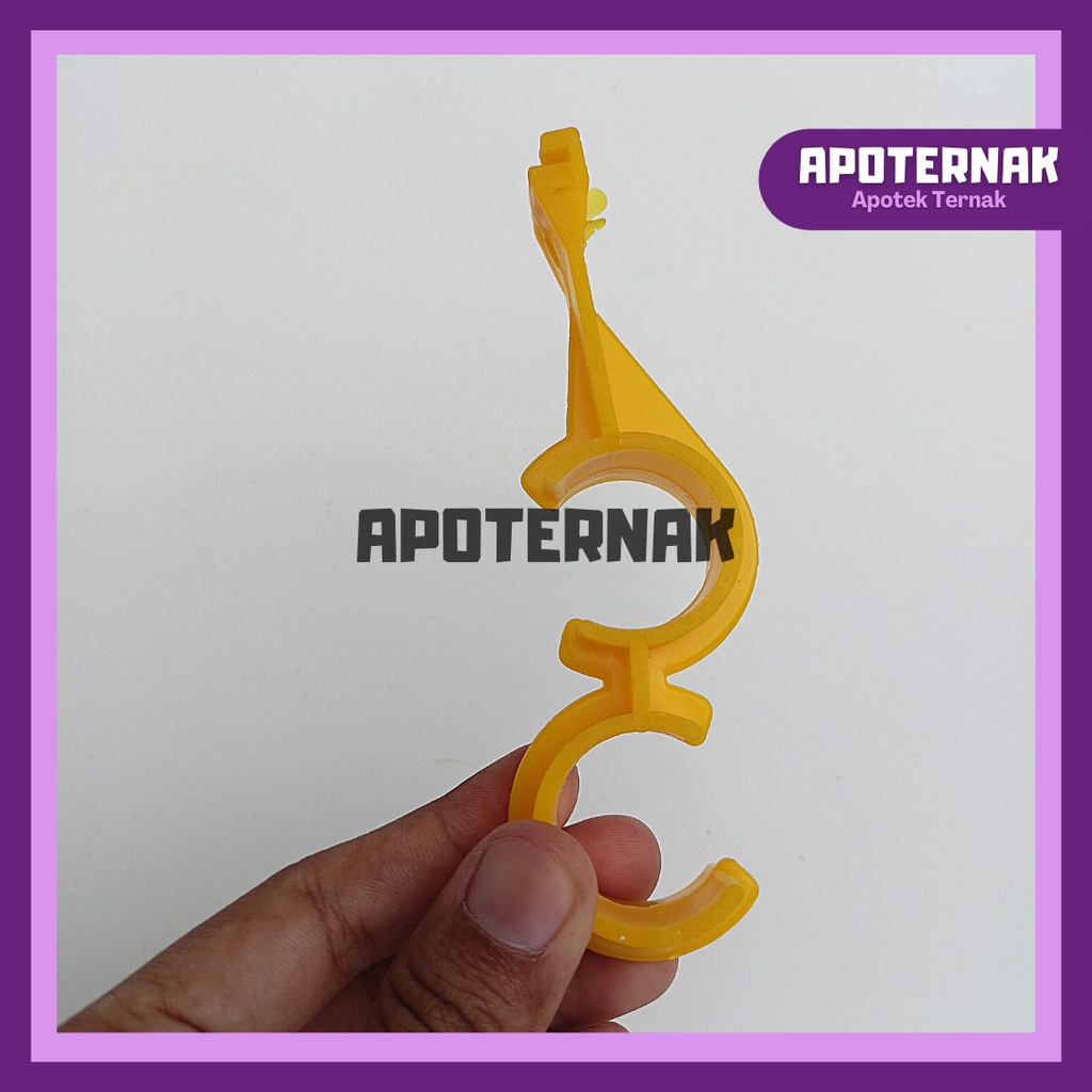 S HOOK Bulat | Hanger Penggantung Pipa Nipple Ayam | Gantungan Pipa Nipple Nipel Nipple Ayam