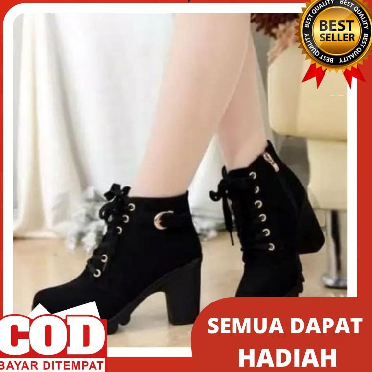 Best Seller Sepatu Boots Wanita Cewek Korea Boot Cewe Hiking Import  Kekinian Wanita Murah Keren Ter
