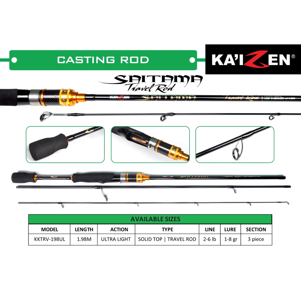 Joran Kaizen Saitama Travel 198UL