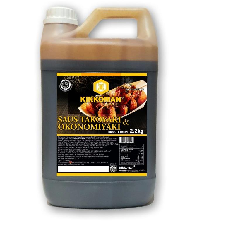 

☇ SAUS TAKOYAKI KIKKOMAN SAUCE JERIGEN 2L HALAL ❄