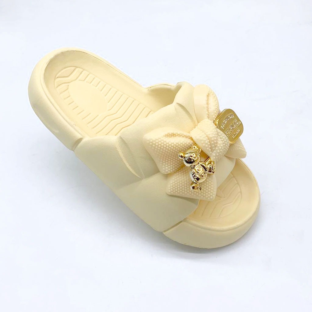 Sandal Selop Wanita Motif Pita Jibbit Bear Empuk Terbaru Uk.36-40
