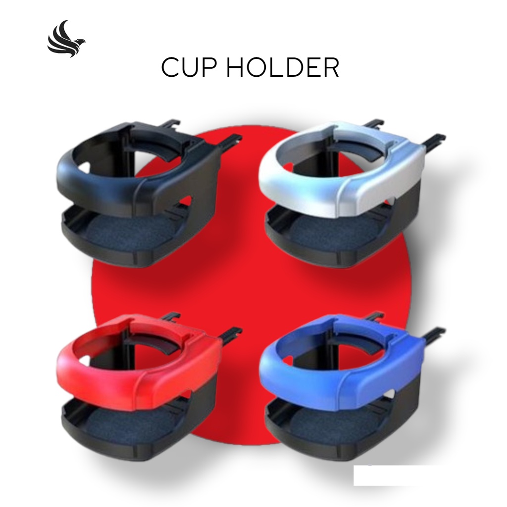 Indoholich cup Holder Tempat Botol Mobil Kisi ac Support Jepit Minuman dingin car kaleng vent drink organizer air bottle support gelas minuman foldable
