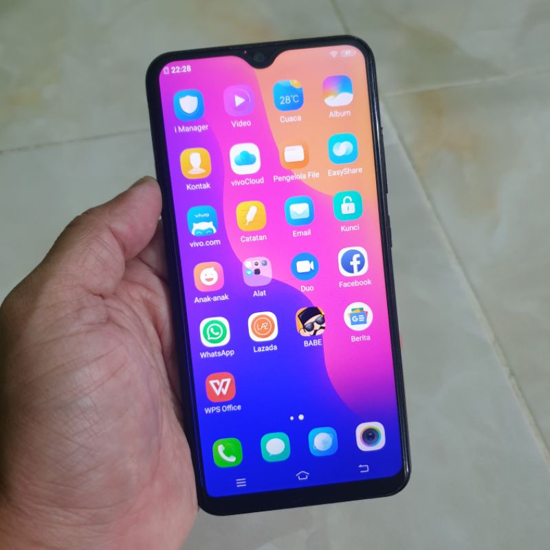 vivo y91 2/32 normal siap pakai