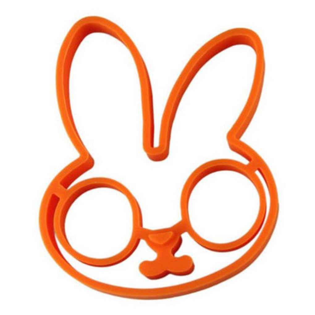 Breakfast Silicone Rabbit Cetakan Telur Goreng Gadget Dapur Tools Shaper Gift Masak Pancake Kid
