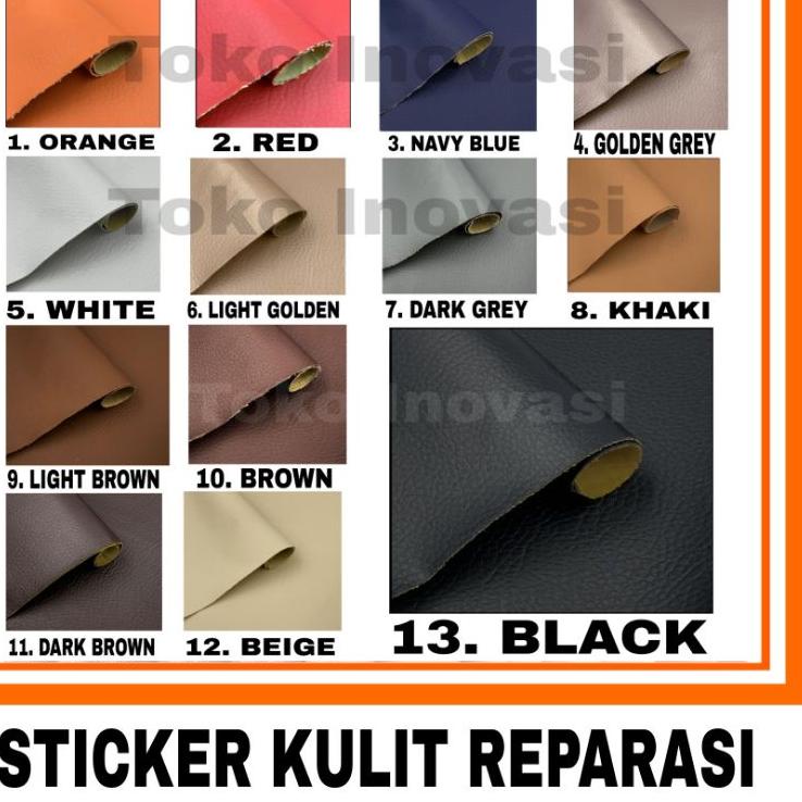 ♂ STICKER STIKER KULIT SOFA KURSI JOK MOBIL MOTOR FURNITURE FURNITUR TAS JAKET KULIT METERAN OSCAR R