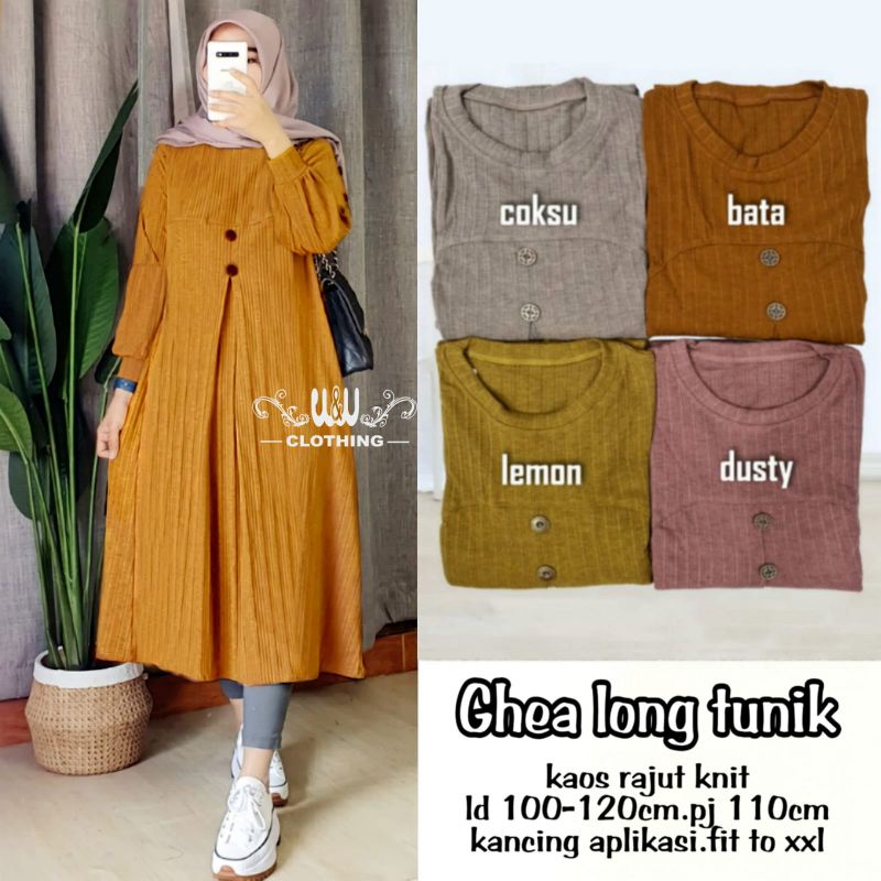 GHEA LONG TUNIK BY W&amp;W