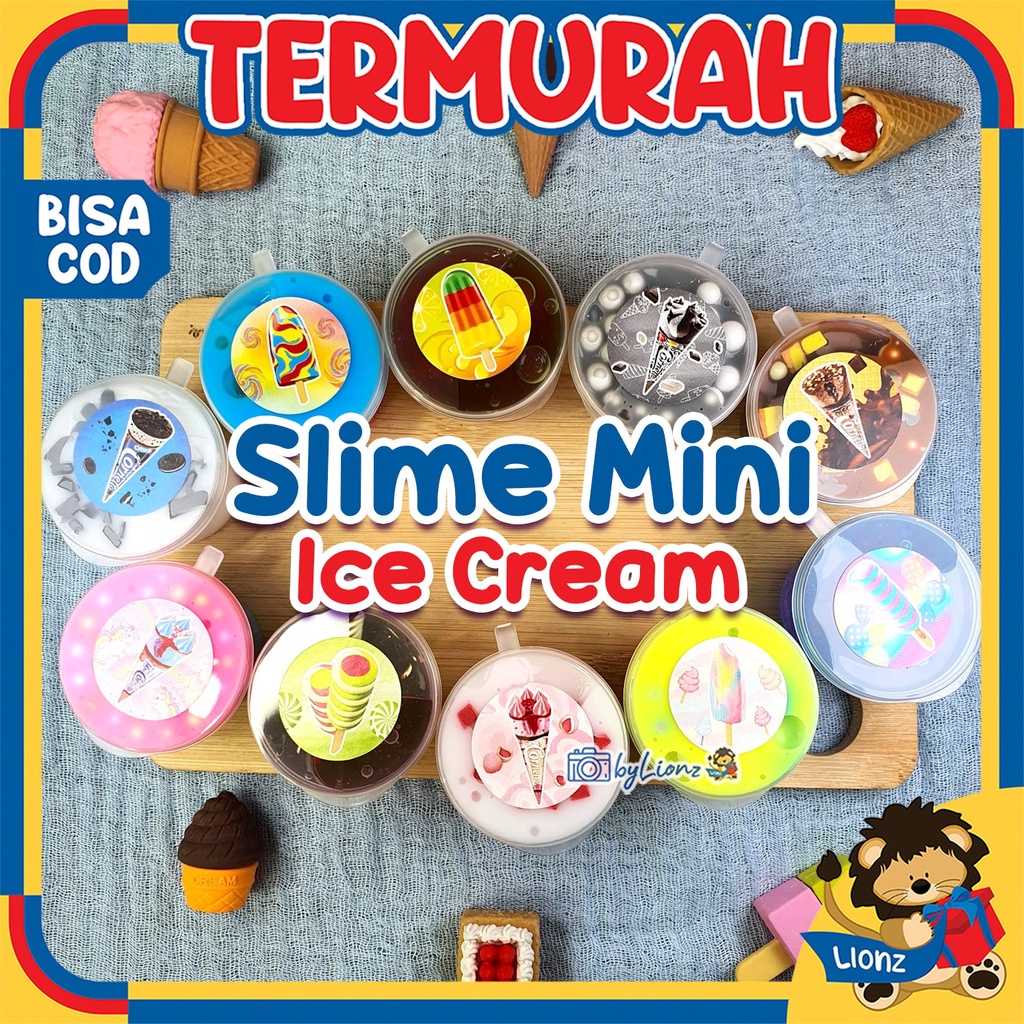 Mainan Slime Ice cream Series mini by Lionz.idn