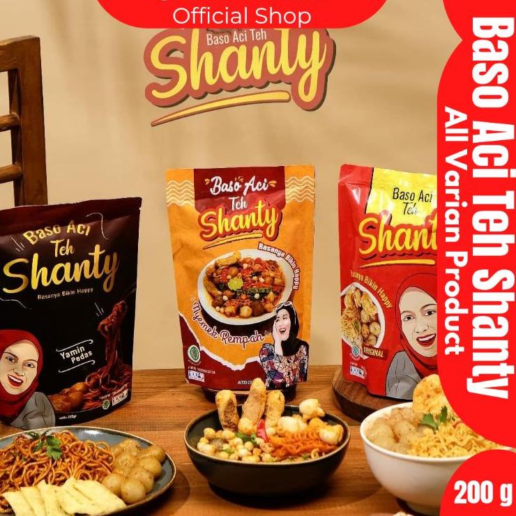 

Ready Stok Baso Aci Teh Shanty - Aneka Baso Aci All Varian Teh Shanty Premium Asli Khas Garut