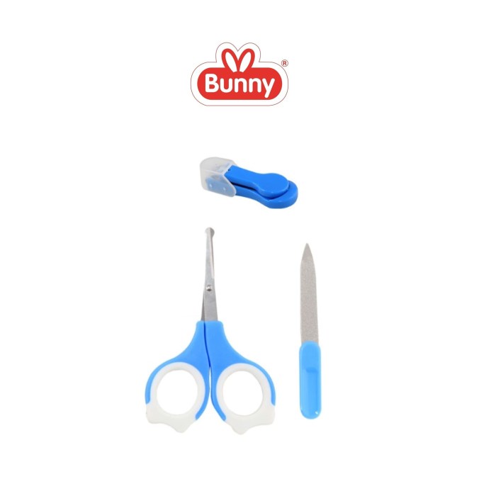 ♥BabyYank♥ Lusty Bunny Baby Manicure Set 3in1 NC0006 NC0007 - Pemotong dan Gunting kuku bayi