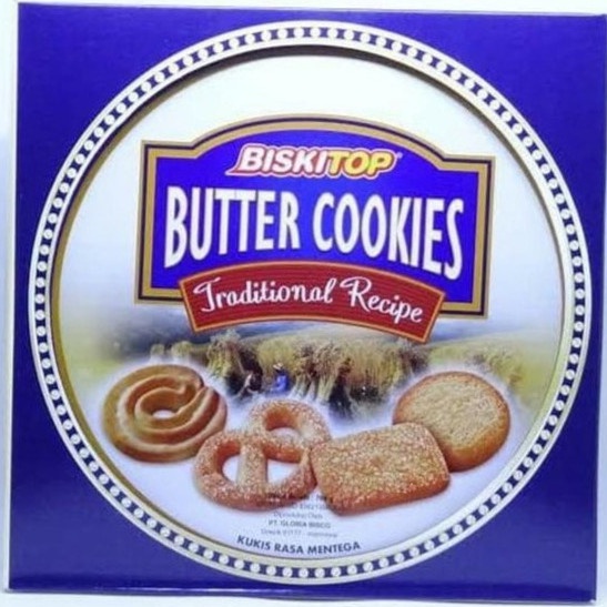 

ORI BISKITOP BUTTER COOKIES 1 DUS 350 GR x 6 TOPLES