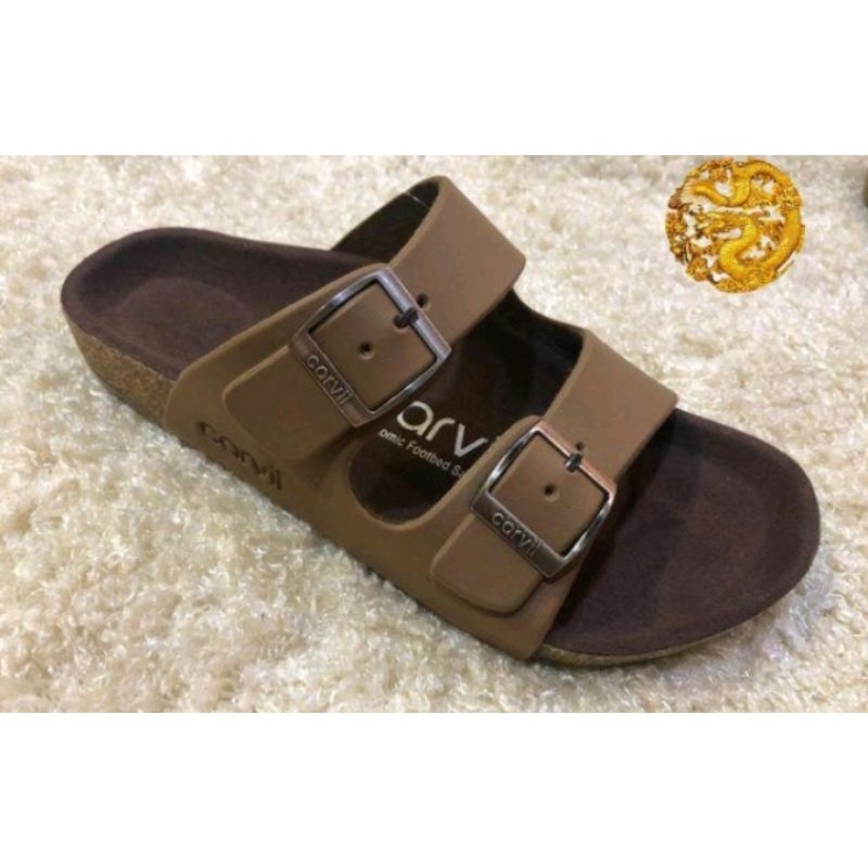 CARVIL BENZO -02 BENZO 01 M Sandal selop pria kulit casual original