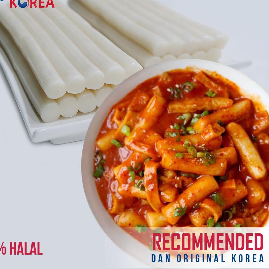 

▼ TTEOKBOKKI 200 GR + SAUCE FRESH SAMWON - TTEOK TOPOKKI TOKPOKI KOREAN FOOD RICE CAKE KUE BERAS KOREA ✱