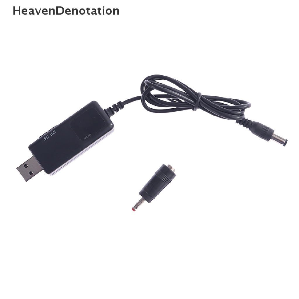 [HeavenDenotation] Usb Boost Converter DC 5V Ke 9V 12V USB Step-up Converter Kabel Konverter Daya HDV