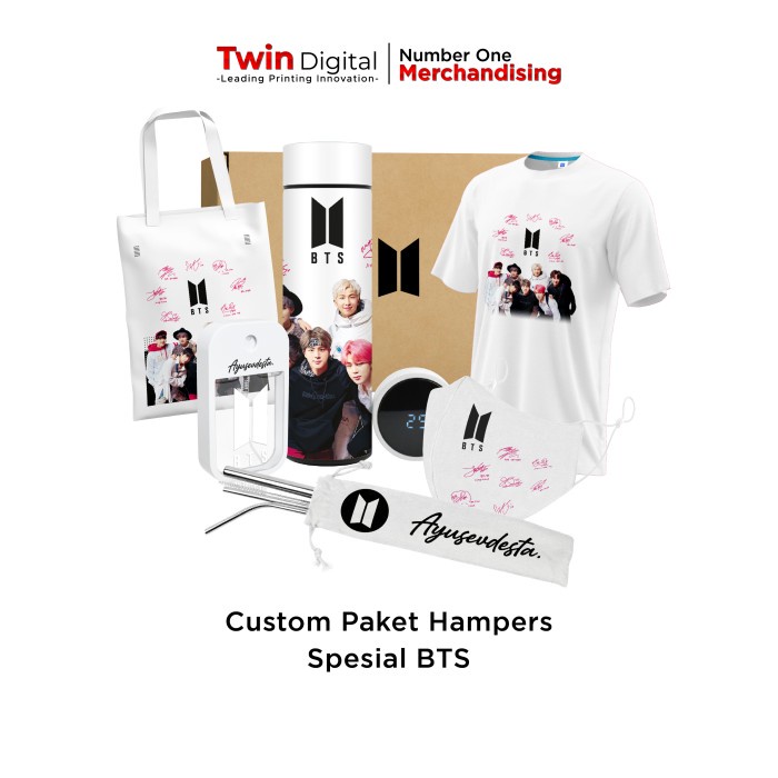 

(COD) PAKET HAMPERS KPOP - CUSTOM BTS FREE BOX - Paket 1