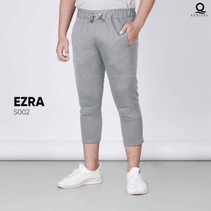 QOMISHU Celana Santai Pria Slim FIT Sporty 7/8 Pants EZRA