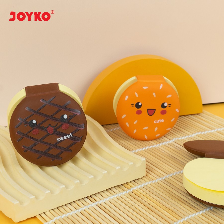 

MEMO STICK BURGER-COOKIE JOYKO MMS 35 | STICKY NOTE JOYKO | PENANDA JOYKO | PEMBATAS KERTAS JOYKO