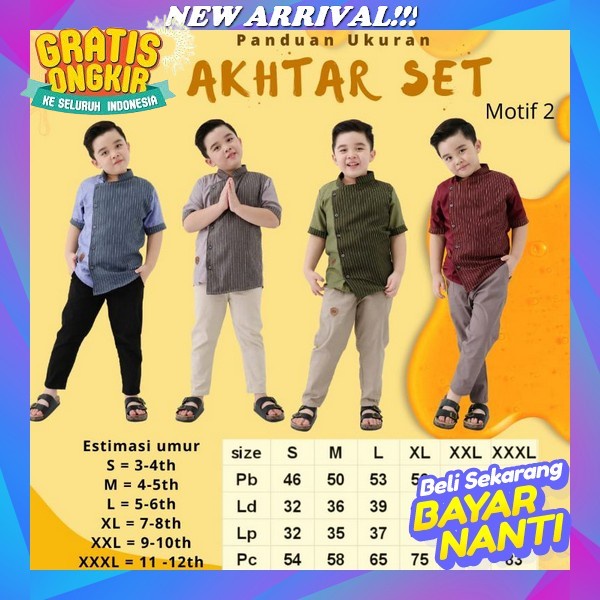 Baju Koko Anak Laki Laki Model Setelan Maroko Kombinasi Terbaru 2022 Sale Army / Kurta / Baju Koko A