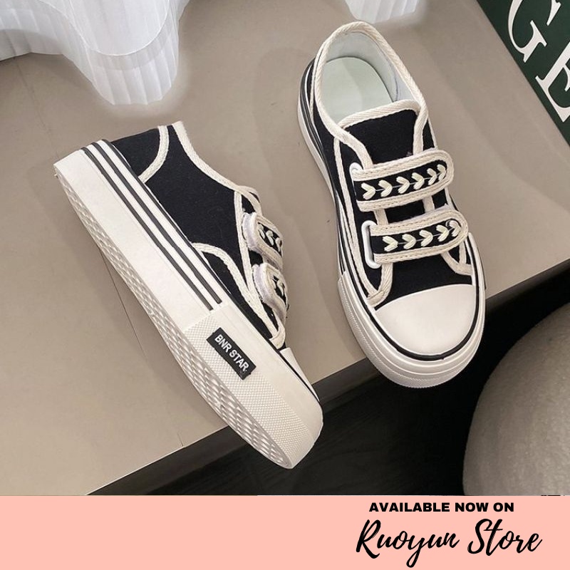 RYX - Heartie Xena Sepatu Sneakers Tali Wanita Fashion Casual / Olahraga - Ori Import