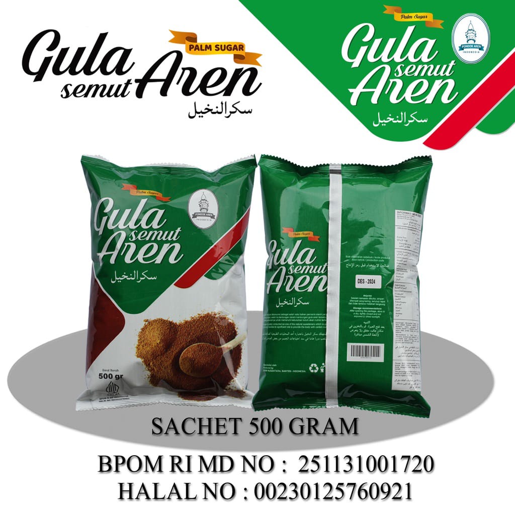 Gula Aren Bubuk Asli gula aren semut palm sugar (500gr) murah dan higienis