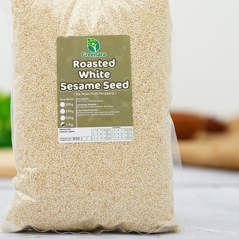 

◘ Roasted Sesame Seed 1kg / Wijen Putih Panggang 1kg ✲