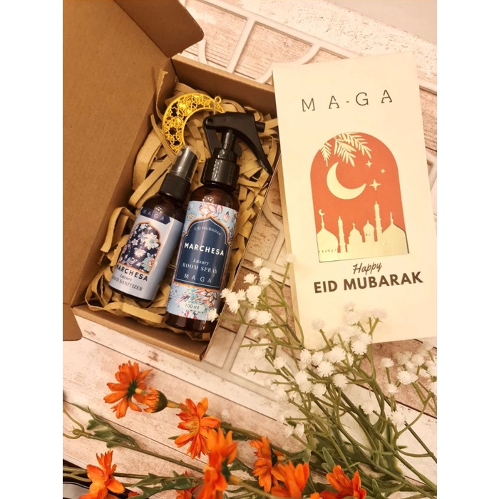 

Luxury Ramadhan Hamper Parcel Lebaran Home Fine Fragrance Goodie Bag - ALIYAH HAMPER