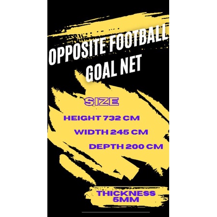 Jaring Gawang Sepakbola 5mm, jaring gawang super, jaring gawang berkualitas, jaring gawang sepakbola