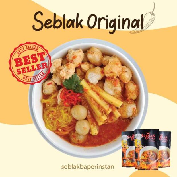COD✔️ SEBLAK BAPER INSTAN Original BEST SELLER Makanan Cemilan Pedas Cilok Boci Keripik Sambal
