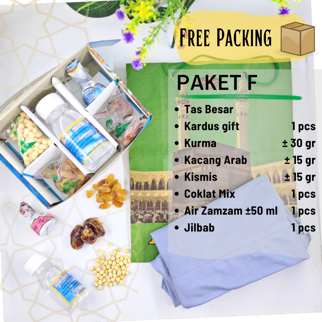 

Paket Oleh Oleh Haji Dan Umroh - Paket F Mewah