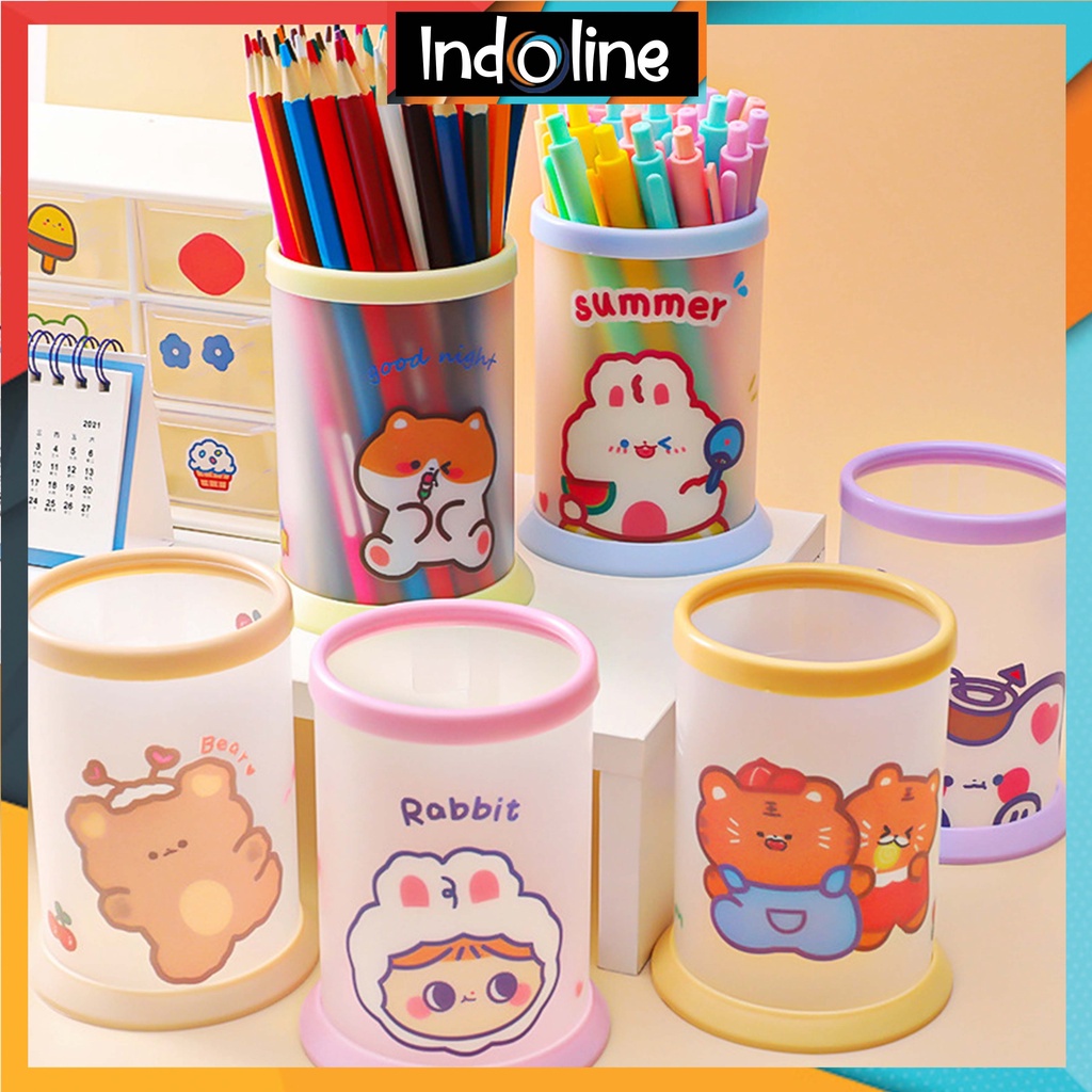 

✔️ Tempat Pensil Lipat Lucu DIY Tempat Penyimpanan Pulpen Multifungsi Import COD