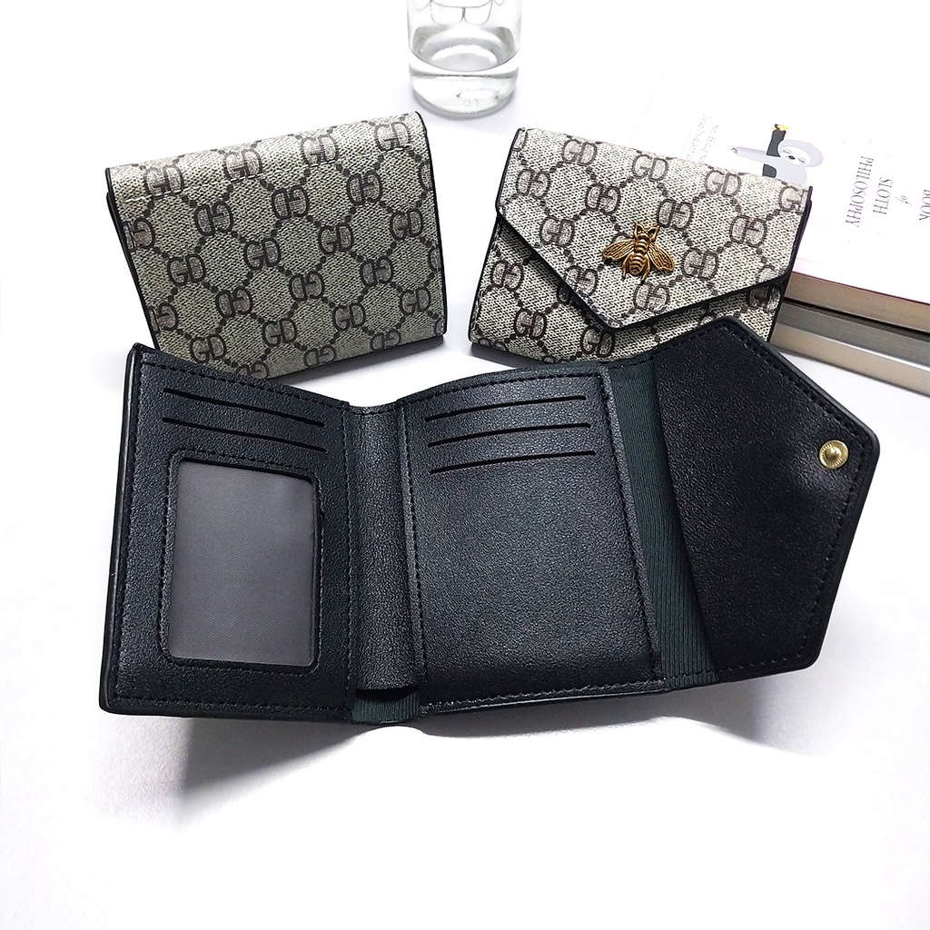 Satu7an D27 DOMPET LIPAT WANITA MOTIF FASHION KOREA STYLE WOMEN WALLET GROSIR MURAH COD IMPORT