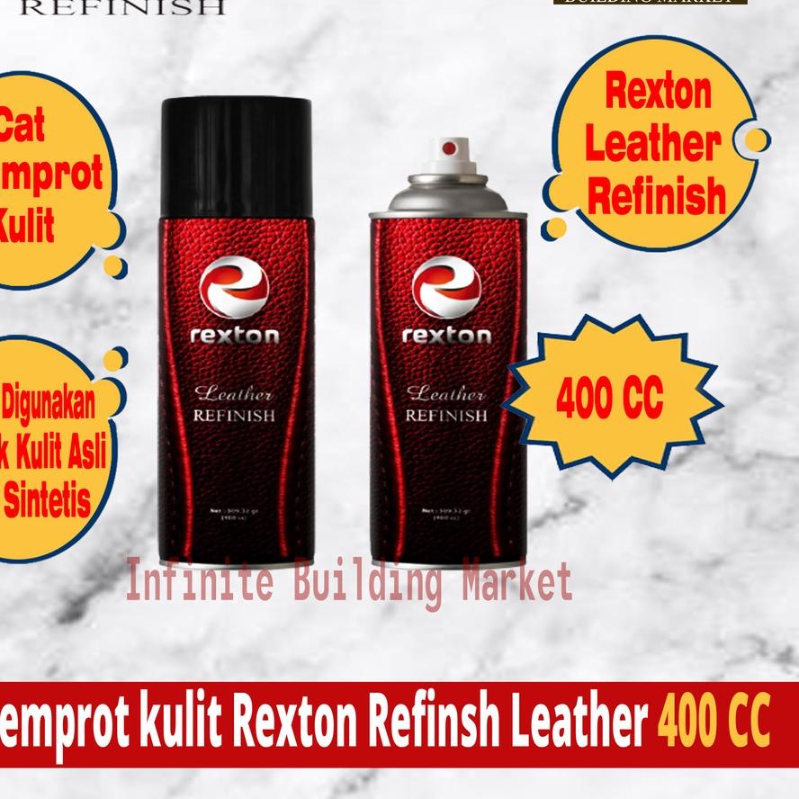 ❃ Cat Semprot Kulit Leather Rexton Refinish Cat Jok Kulit Mobil Sofa ♠
