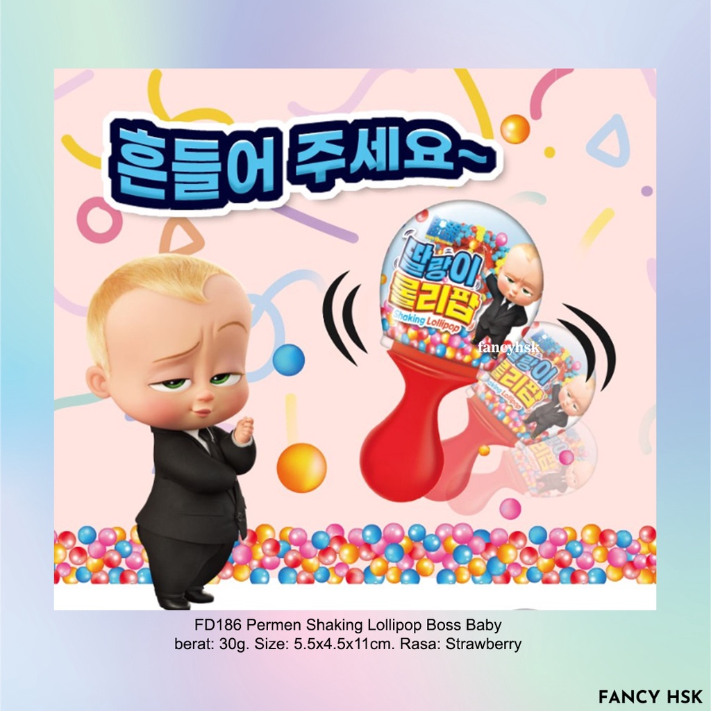 

PERMEN SHAKING LOLLIPOP BOSS BABY FD186