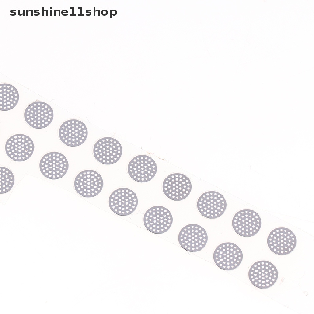 Sho 20Pcs In-ear Earphone Filter Dust Net Earbuds Jaring Baja Tahan Debu Dengan Lem 4.0-5.0mm N