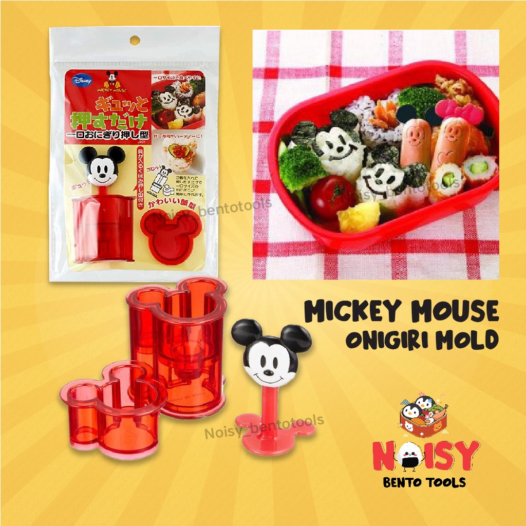 CETAKAN ONIGIRI SOSIS MICKEY MOUSE TOMICA HELLO KITTY